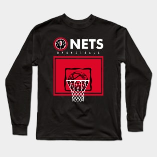 B Nets basketball Long Sleeve T-Shirt
